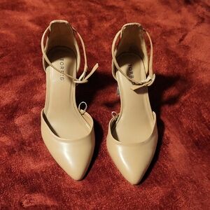 Torrid Women's Beige Ankle Strap Heels